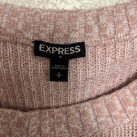 Express Pink Oversized Crewneck Sweater Size S - Picture 2 of 5